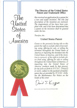 Prosruge UL Patent for Surge Protection Device